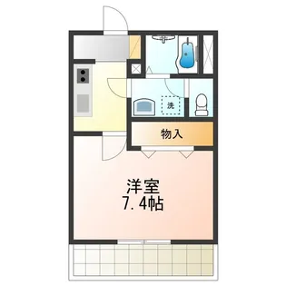 ロカンダ泉佐野【1階】の間取り