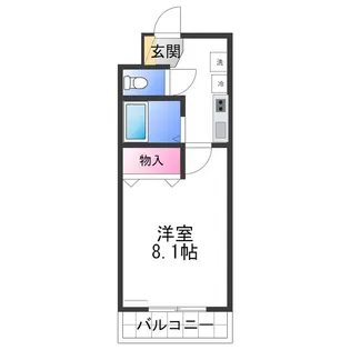 ルミエール・マゴジⅠ【3階】の間取り