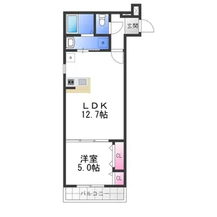 グランハイツ西喜【2階】の間取り