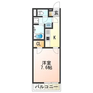 クレイノグランメゾン アオイ【3階】の間取り