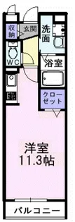アンソレイエ Ⅰ【1階】の間取り
