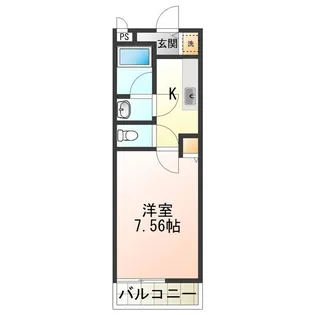 センペル・リンクウ【2階】の間取り