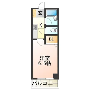 エフォール・ナガイ【5階】の間取り
