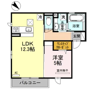 ラフィーナ【1階】の間取り
