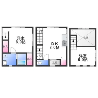 サンジミニアーノ・ハウス【1階】の間取り