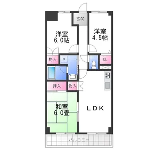 プローブ羽衣【2階】の間取り