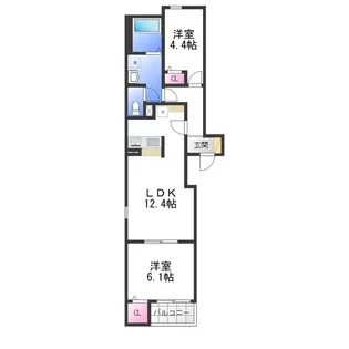 F+style東港町【2階】の間取り
