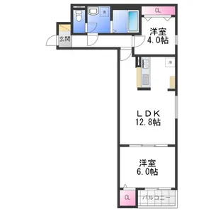 F+style東港町【3階】の間取り