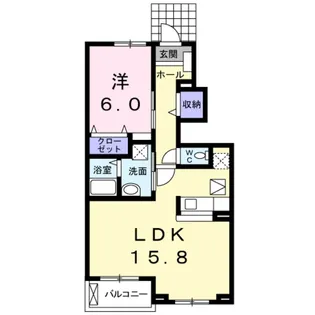 ノース ランド【1階】の間取り