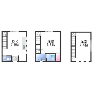 サンジミニアーノ・ハウス【2階】の間取り