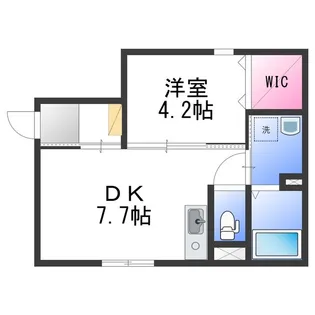 朝の春風とふんわりしっぽ【1階】の間取り