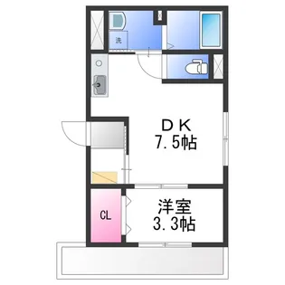 朝の春風とふんわりしっぽ【2階】の間取り