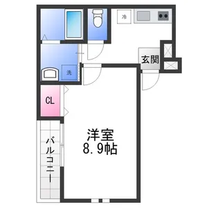 フジパレス羽衣【1階】の間取り