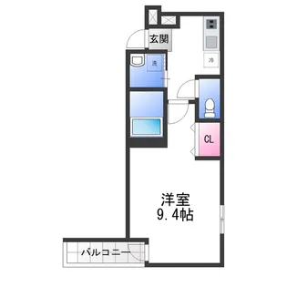 フジパレス羽衣【3階】の間取り