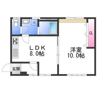 M2穴田ビル【2階】の間取り