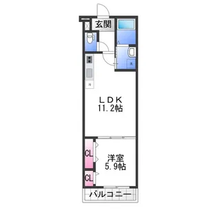 ポート フルール【2階】の間取り