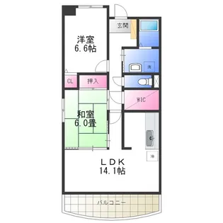 リュックスギオン【2階】の間取り