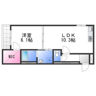 フジパレス カトレア【2階】の間取り
