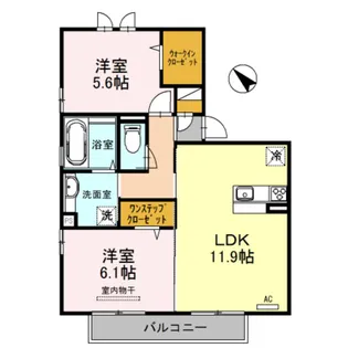 セジュール優【2階】の間取り