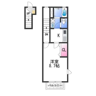 オークリーテラス【2階】の間取り