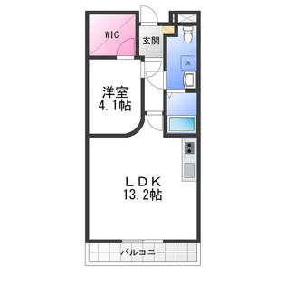ラフィナート和泉【3階】の間取り