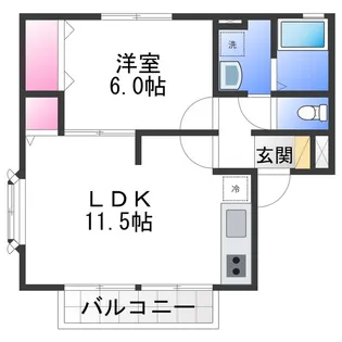 アーク A棟【1階】の間取り
