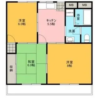 ヴェルディHAL【3階】の間取り