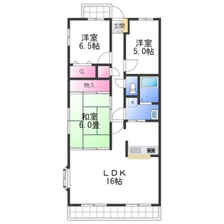 ロイヤルエイトコートI【4階】の間取り