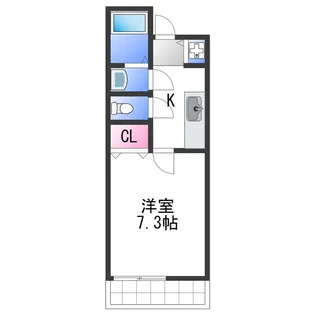フローラルセゾン 春木【1階】の間取り