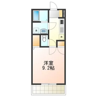 ノォア・フロッド【1階】の間取り