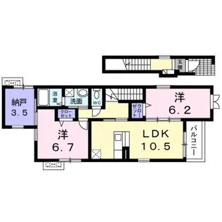 グランディオ【2階】の間取り