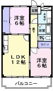 エスポアール Part1【1階】の間取り