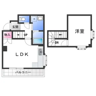 第二フジコーマンション【4階】の間取り