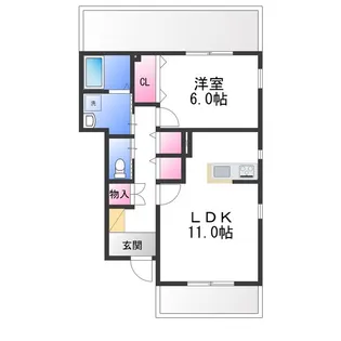 Wisteria C【1階】の間取り