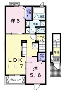 ショコラ ベル【2階】の間取り