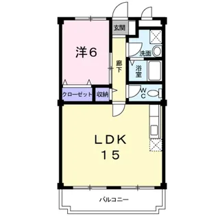 ニューフジ丸泉【2階】の間取り