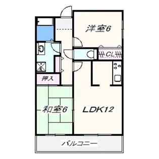 サンセリテ中町【4階】の間取り