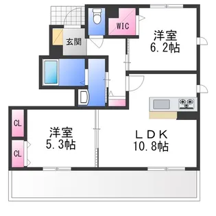 シャーメゾン ソレイユ【1階】の間取り