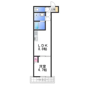 仮)東羽衣3丁目アパート【2階】の間取り