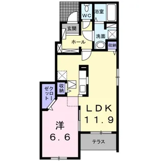 イルミナール【1階】の間取り
