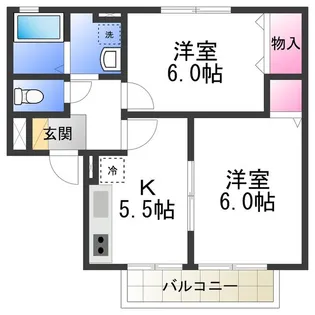 アーク A棟【1階】の間取り