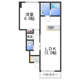 heights光容 A【1階】の間取り
