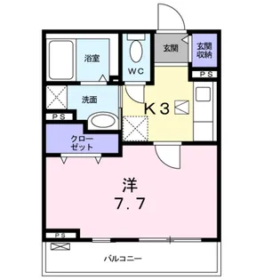 ル・レーヴ【1階】の間取り