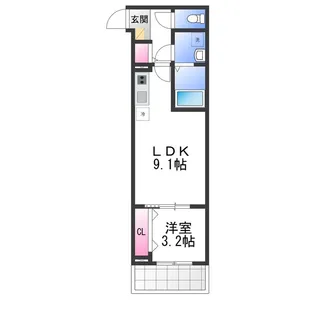 (仮称)ジーメゾン春木旭町【1階】の間取り