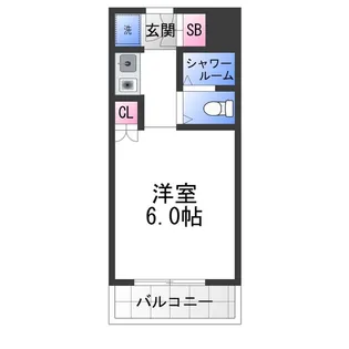 エルベコート泉大津【2階】の間取り
