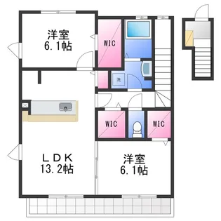 サンプリエ【2階】の間取り