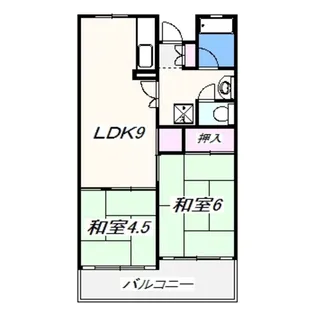 佐野湊団地 1号棟【13階】の間取り