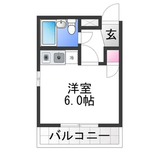 オリーブ下松【1階】の間取り