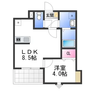 (仮称)ジーメゾン和泉大宮リヴァージュ【3階】の間取り