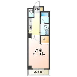 グランディール北勘【7階】の間取り